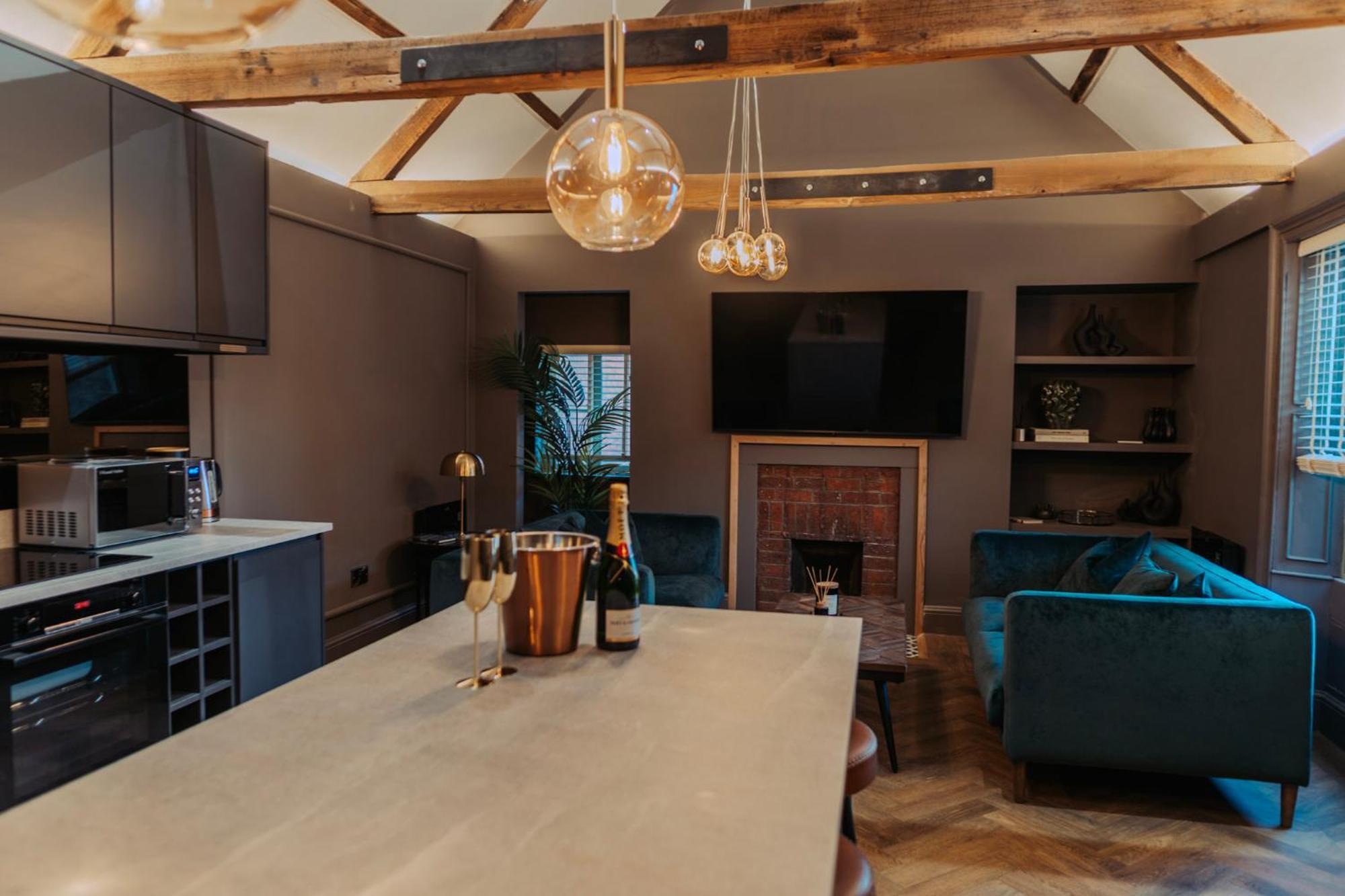 Magistrates Penthouse Suite - Town Centre Apartments With Spa Morpeth Luaran gambar