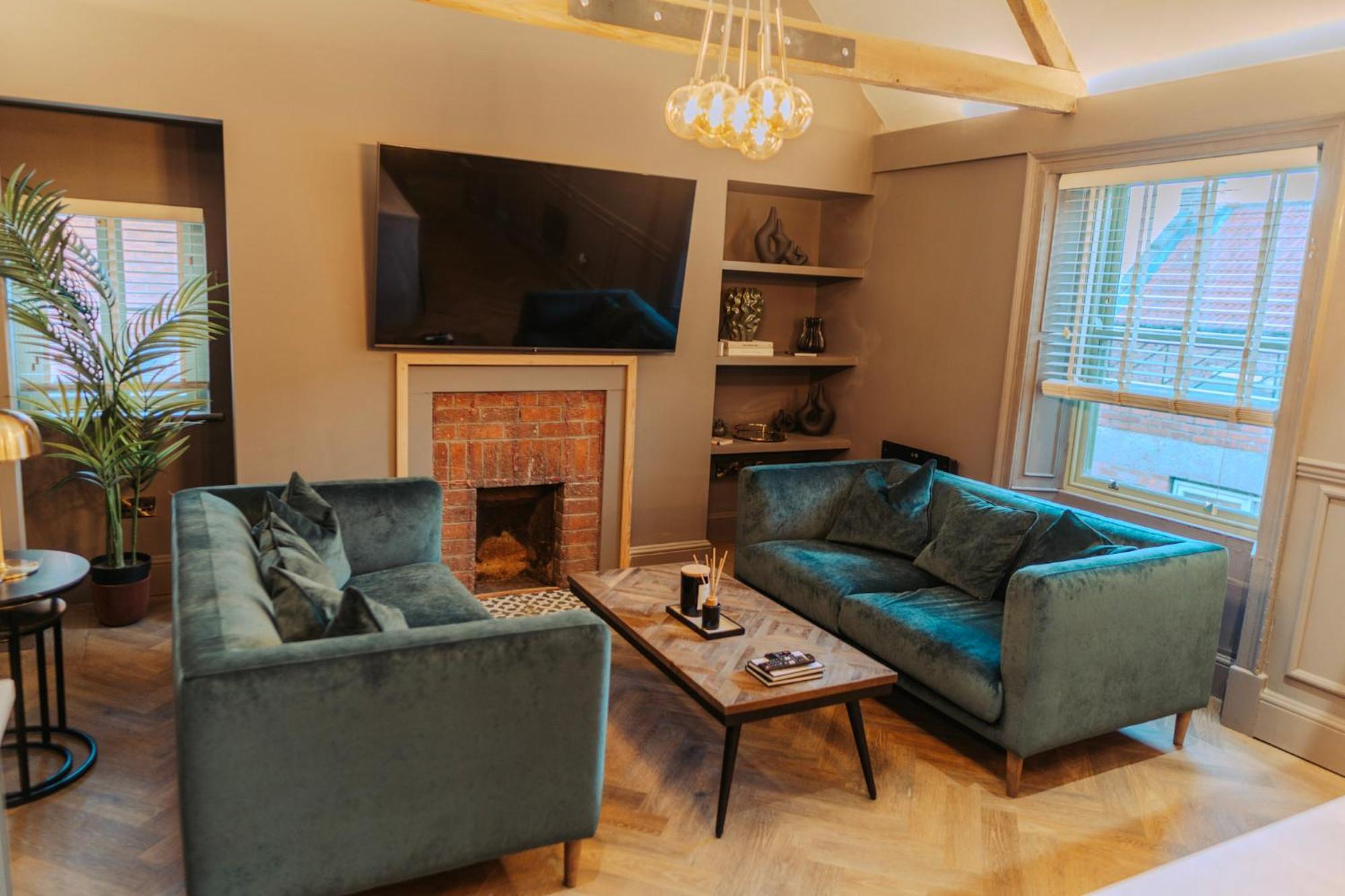 Magistrates Penthouse Suite - Town Centre Apartments With Spa Morpeth Luaran gambar